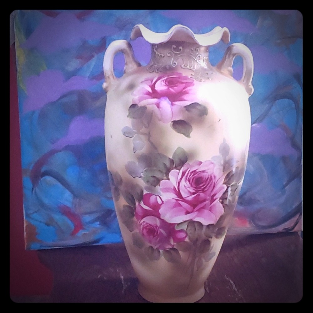 Royal nippon hand painted vase